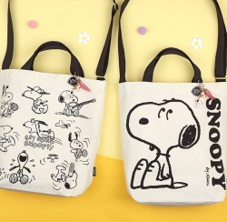 Peanuts Eco bag and Keyring Set Cute Big Snoopy