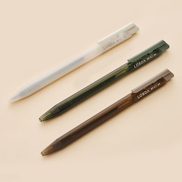 LOBDA_3Colors Ballpoint Pen Set (BK)_0.7mm 