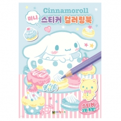 CINNAMOROLL Mini Sticker Coloring Book