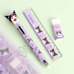 Kuromi Case Stationery Set