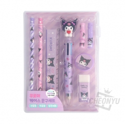 Kuromi Case Stationery Set