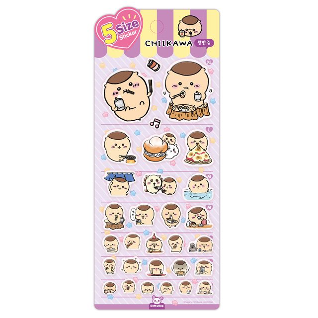 CHIIKAWA 5-Size Sticker - KURIMANJU
