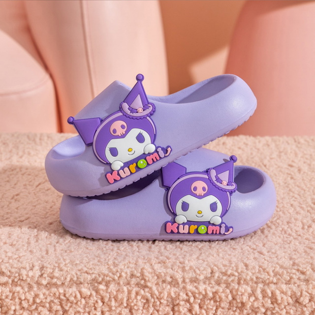 Kuromi Side Face Slippers