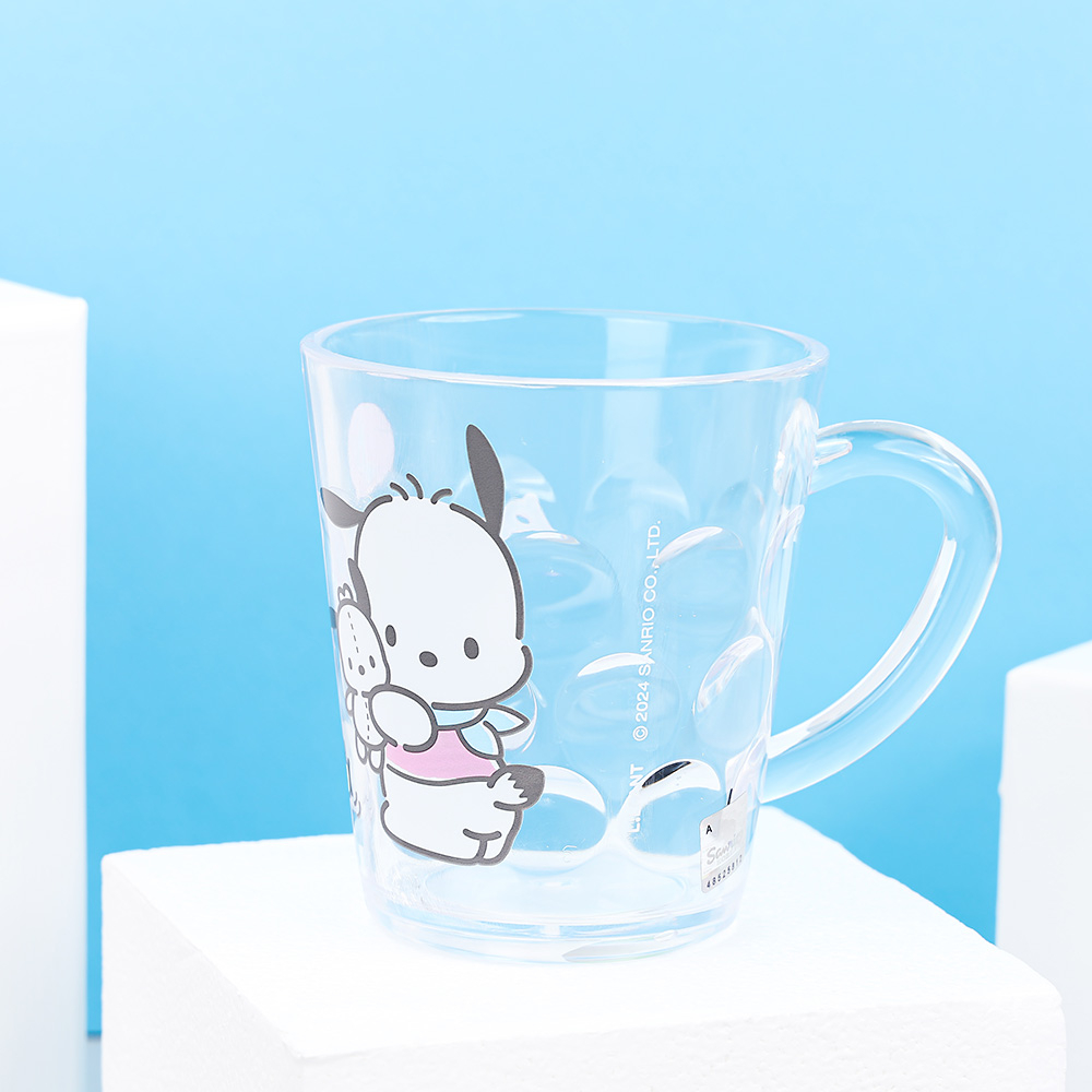 Pochacco Clear Dot Toothbrush Cup