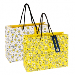 Smile Flower Shopping Bag(S) 270x95x210mm  Set of 10pcs
