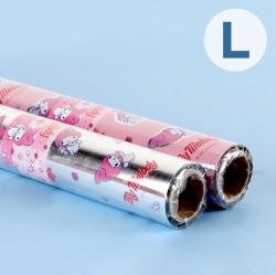Metal Roll  My Melody Wrapping Paper (L), 530mmx15m 