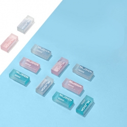 Nusign Transparent Square Small Eraser 6PCS