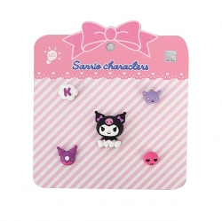 Sanrio Characters 3D Shoes Charm Set - Kuromi