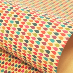 Wrapping pack - Pattern Kraft wrapping paper