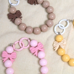 BFANCY Ribbon Bead Keyring