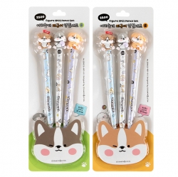 E-rinubgae Figure 3Pcs Pencil Set, Random