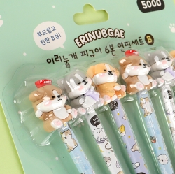 E-rinubgae Figure 6Pcs Pencil Set, Random