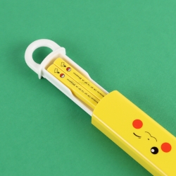 POKEMON Pikachu Slide Chopsticks Case Set 16.5cm