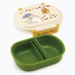Totoro Cat Bus Dome Shape 1-Layer Round lunch box 360ml