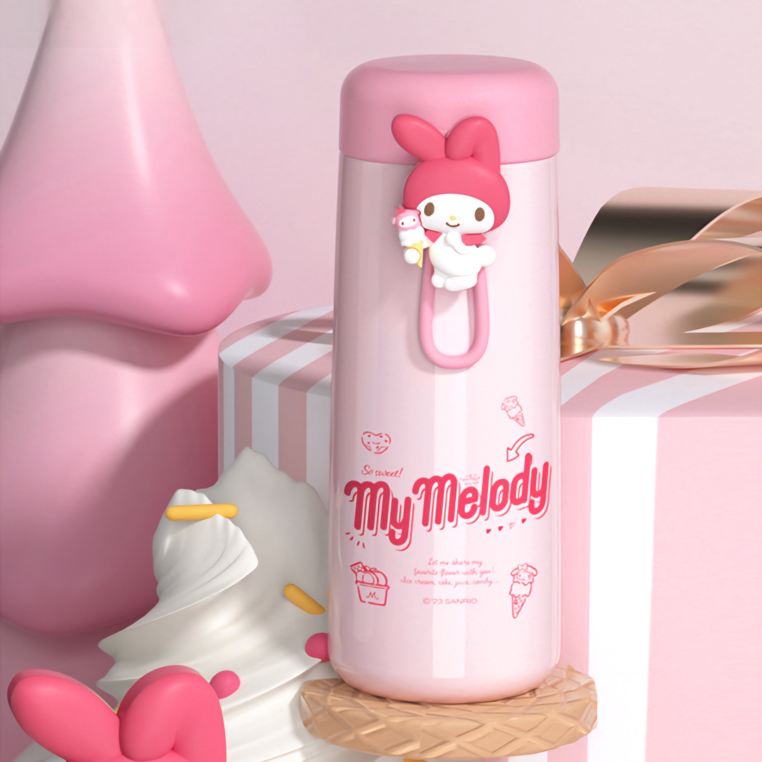 Sanrio Characters Pastel Tumbler 350ml - My Melody