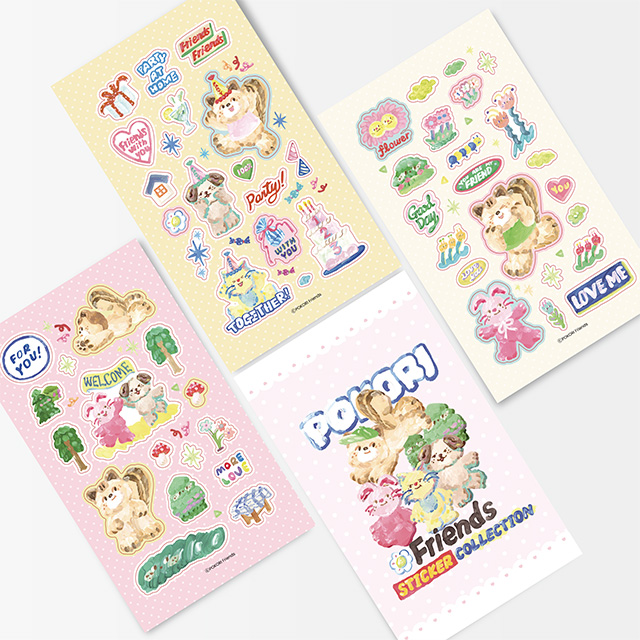 POKORI Friends Stickers Collection