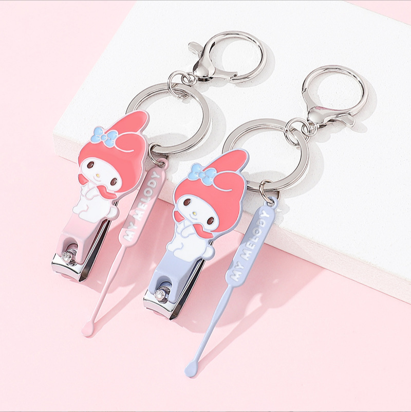 Sanrio Characters Die Cut Nail Clippers and Ear Swab - My Melody