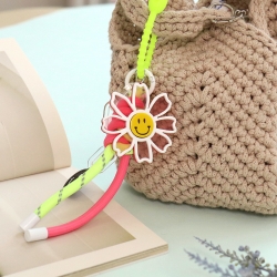BFNAYC smile flower strap keyring