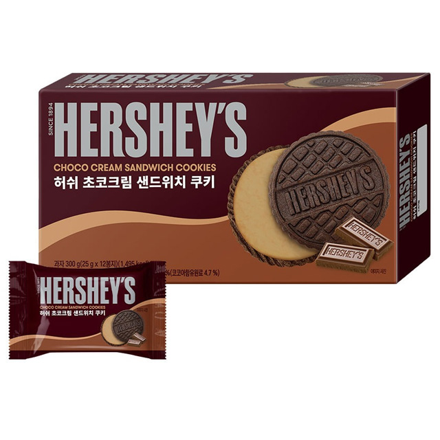HERSHEY'S Choco Cream Sandwich Cookies 300g