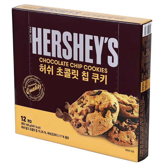 허쉬 초콜릿칩 쿠키 144g