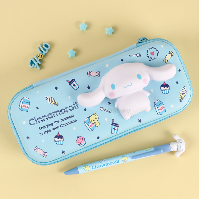 Sanrio Characters Dessert Squishy Pen Case_Cinnamoroll