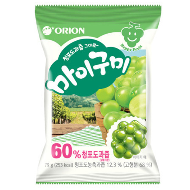 My Gummy Green Grape 79g, Set of 10 ea