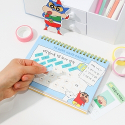 Crayon Shin Chan 100days Study Planner