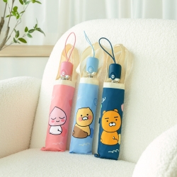 Kakao Friends Point 3-Layer Auto Umbrella - APEACH