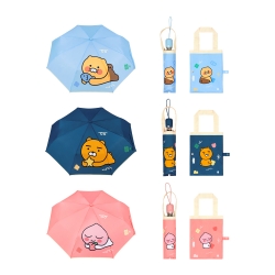 Kakao Friends Point 3-Layer Auto Umbrella - APEACH