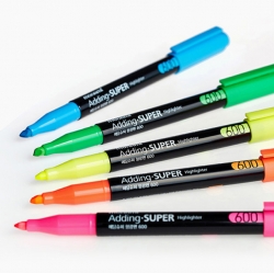 Adding Super 600 Highlighter 5Pcs