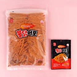 BULDAK (Hot Chicken Flavor) FISH SNACK 500g 