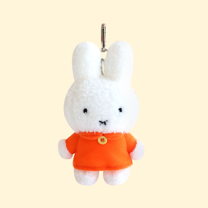 Miffy Standing Keyring Doll - Orange