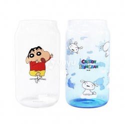 Crayon Shin-chan Glass Cup 2P set - Shin chan and Shiro