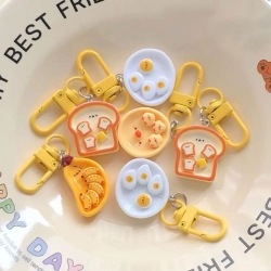 Breakfast Mini Keyring, Set of 24pcs