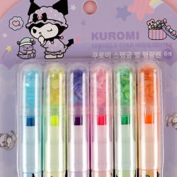 Sanrio Spangle Star Highlighter 6colors Set