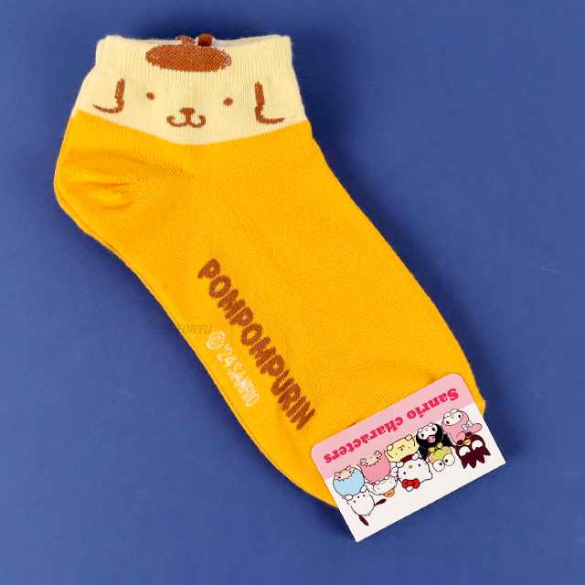 Sanrio Bubble Gum Ankle socks, One Size 220-260mm - Pompompurin