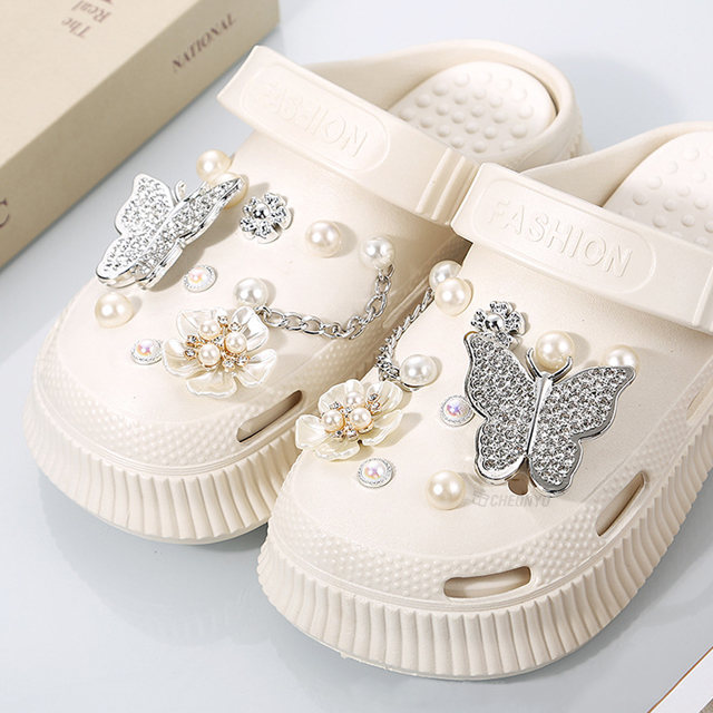 Bling bling Butterfly Shoes Charm Set