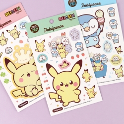 POKEMON Cuty Sticker, Set of 20pcs