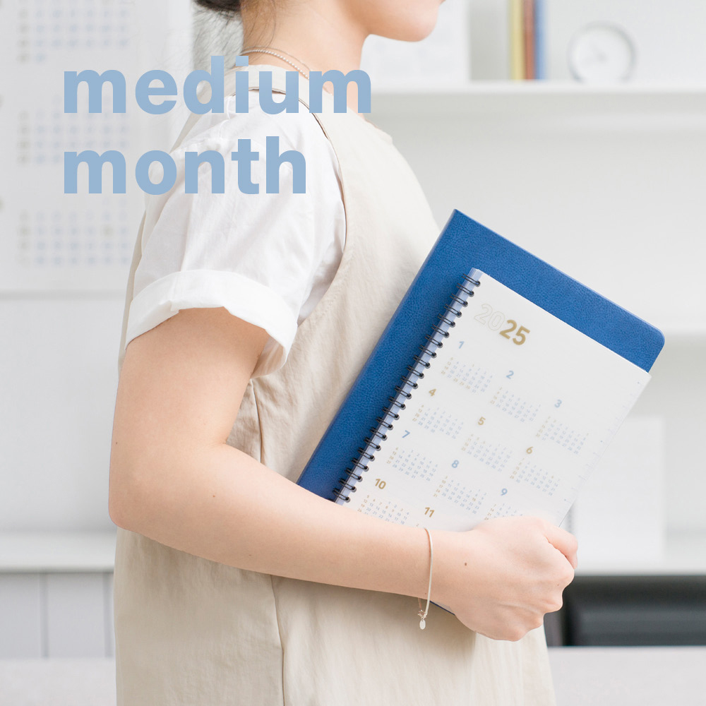 2nd planner medium monthly 2025