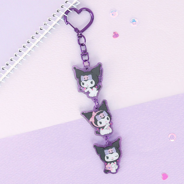 Kuromi String Keyring