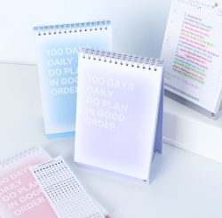 DO Daily 100 Day Tabletop desk Study Planner Sticker Set