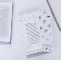 DO Daily 100 Day Tabletop desk Study Planner Sticker Set