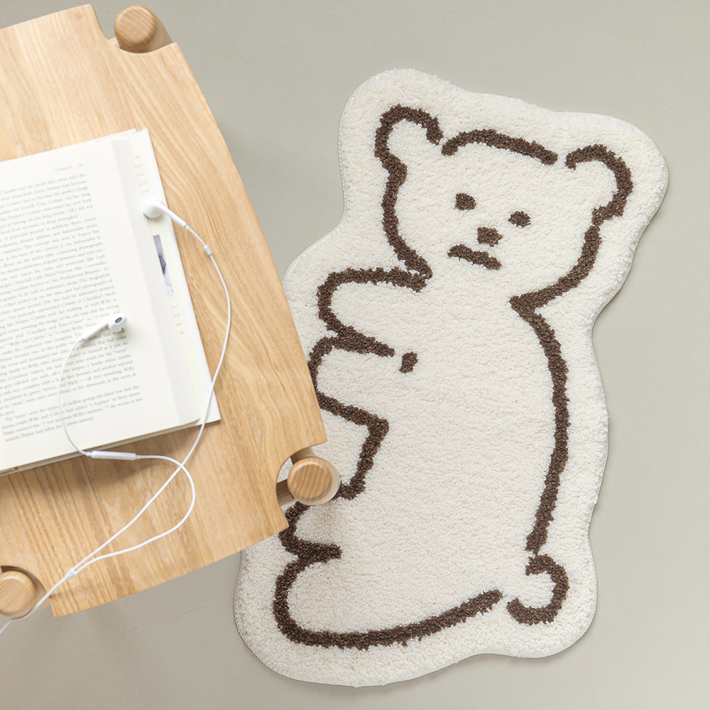 Brunch Brother Ultra Bath Rug Bear body