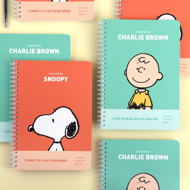 Snoopy A5 Spring Line Notebook