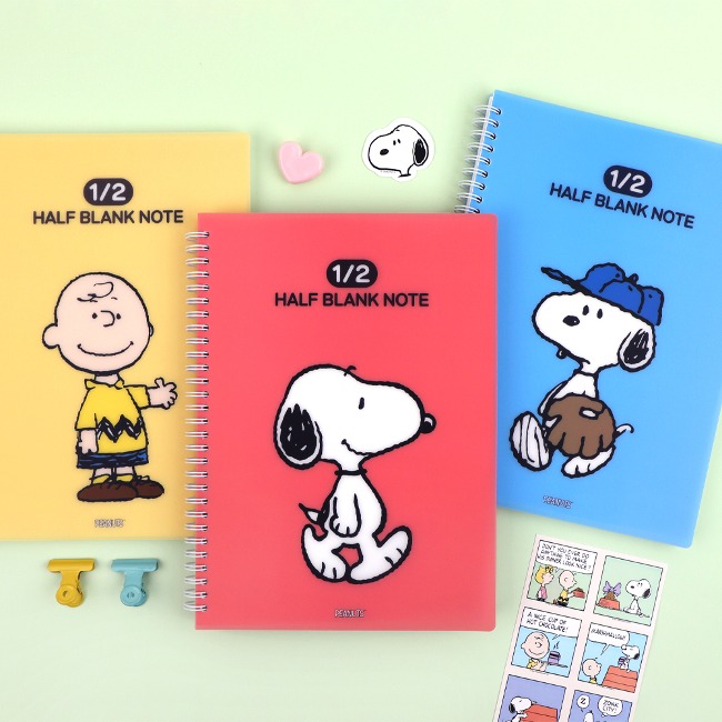 Snoopy Half PP Notebook