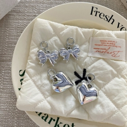 Silver ring shoes charm Set