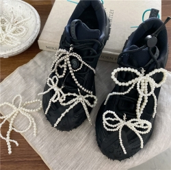 Silver bead DIY Shoes charm Set