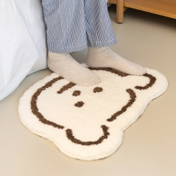 Brunch Brother Ultra Bath Rug Bear face