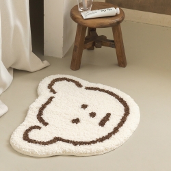 Brunch Brother Ultra Bath Rug Bear face