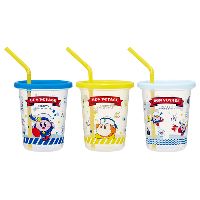 Kirby Straw Tumbler 3P Set 320ml